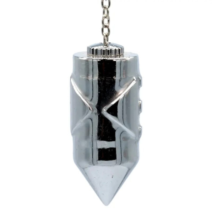 Pendule Atlantis en laiton chromé | Pieralune