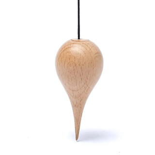 Pendule en bois en forme de gouttelette | Pieralune