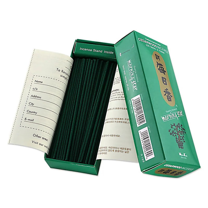 Encens Morning star - Bois de cèdre | Pieralune