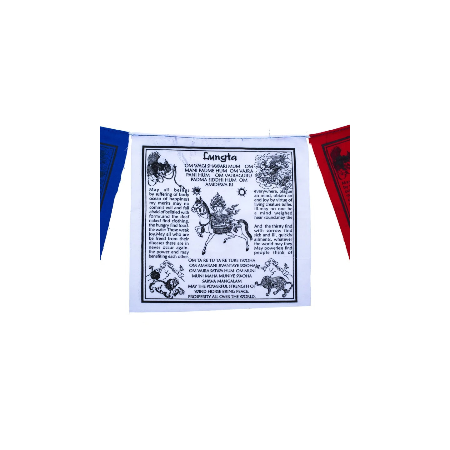 Drapeaux de prière tibétains Lungta | Pieralune