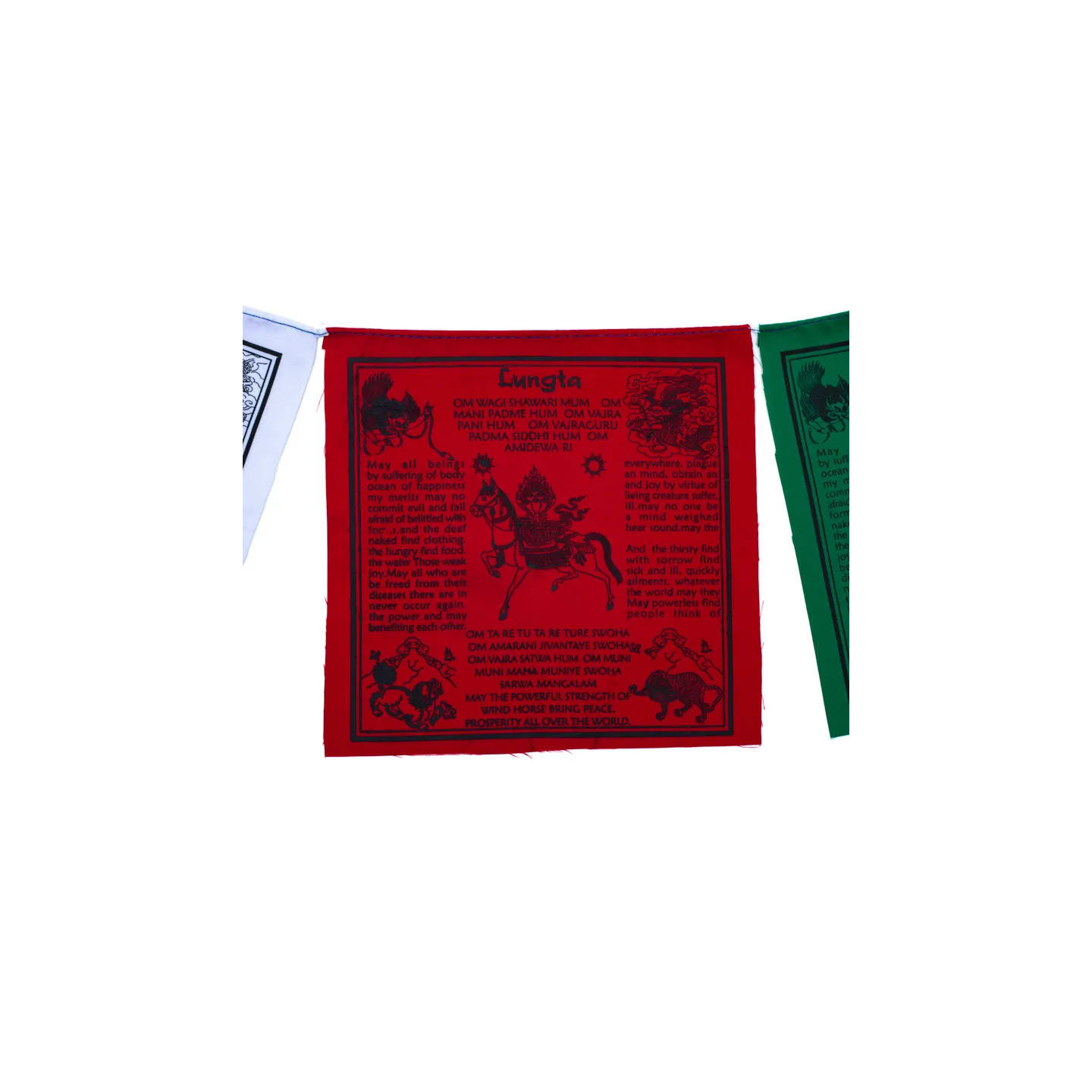Drapeaux de prière tibétains Lungta | Pieralune
