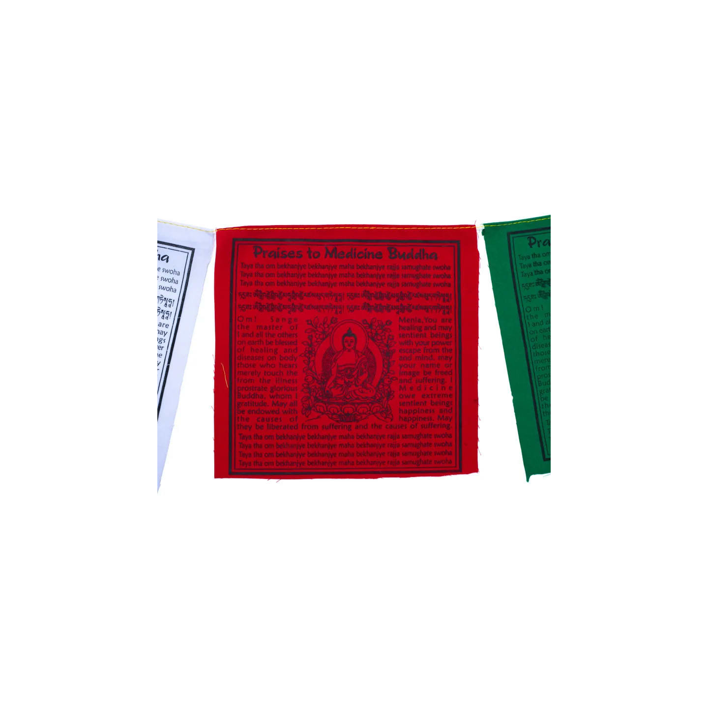 Drapeaux de prière tibétains Bouddha de la Médecine | Pieralune