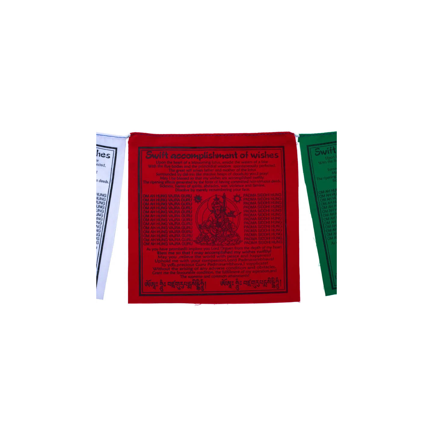 Drapeaux de prière tibétains Gourou Rimpoché | Pieralune