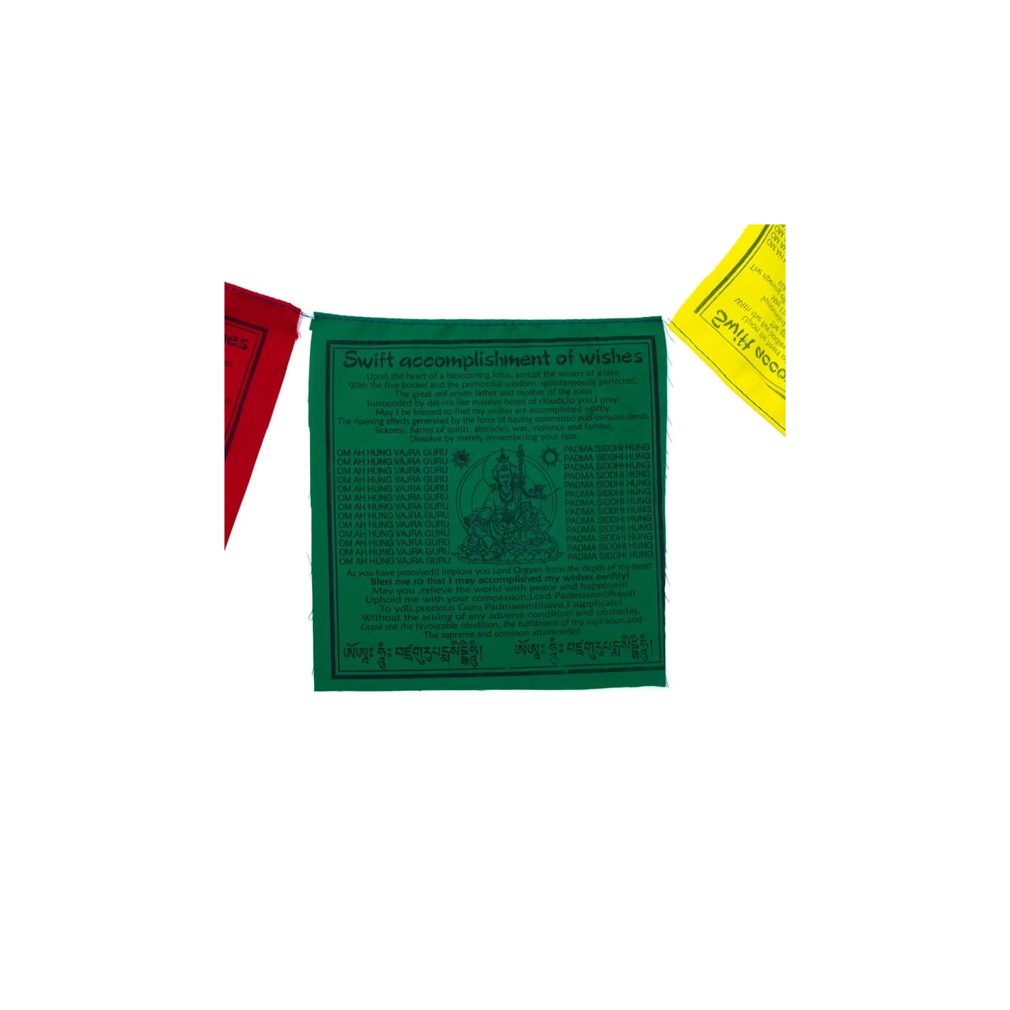 Drapeaux de prière tibétains Gourou Rimpoché | Pieralune