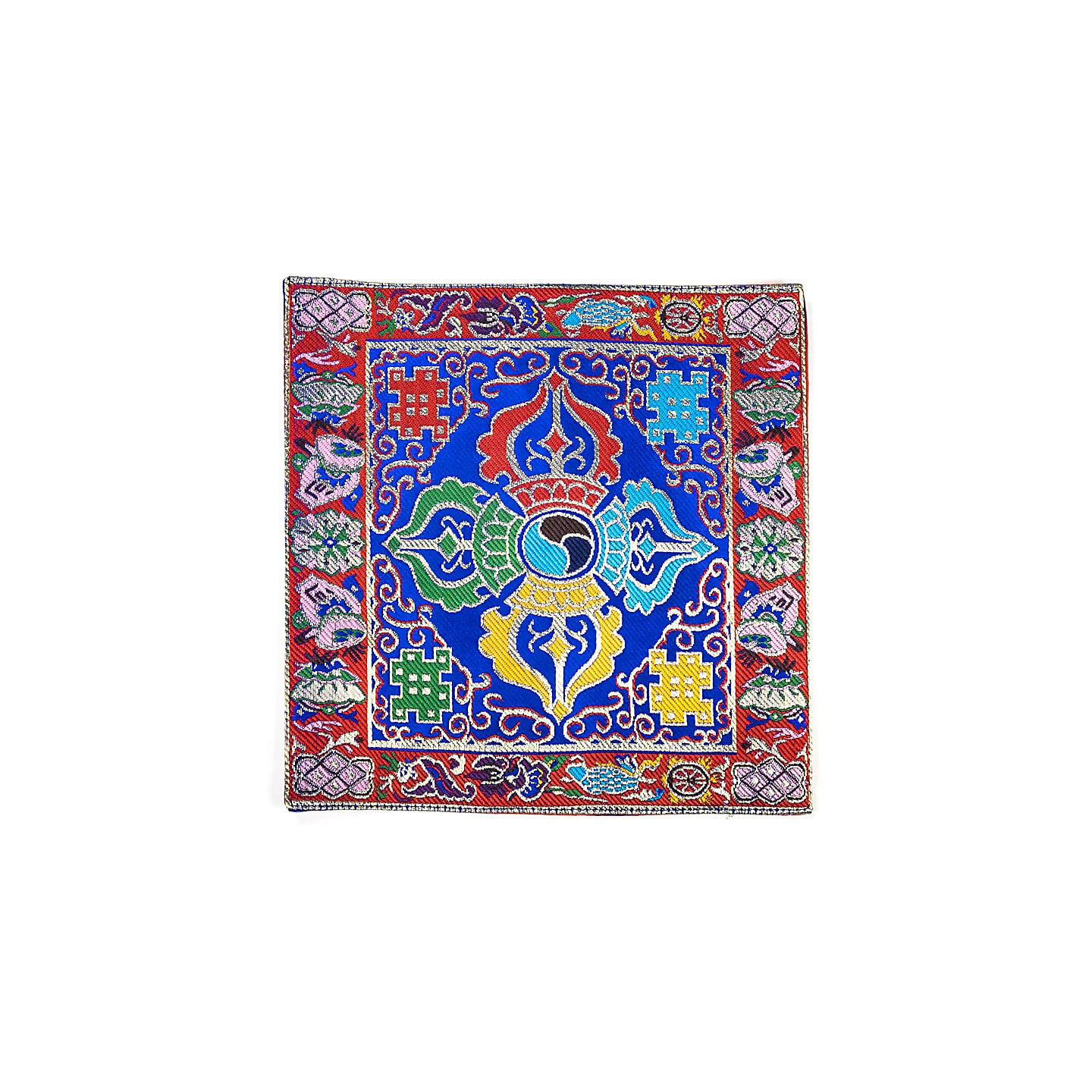 Napperon cloche tibétaine/Autel motif d. Dorje | Pieralune