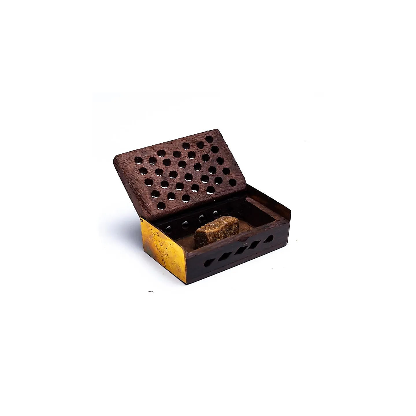 Encens Résine -Vanille Ambre + diffuseur en bois | Pieralune