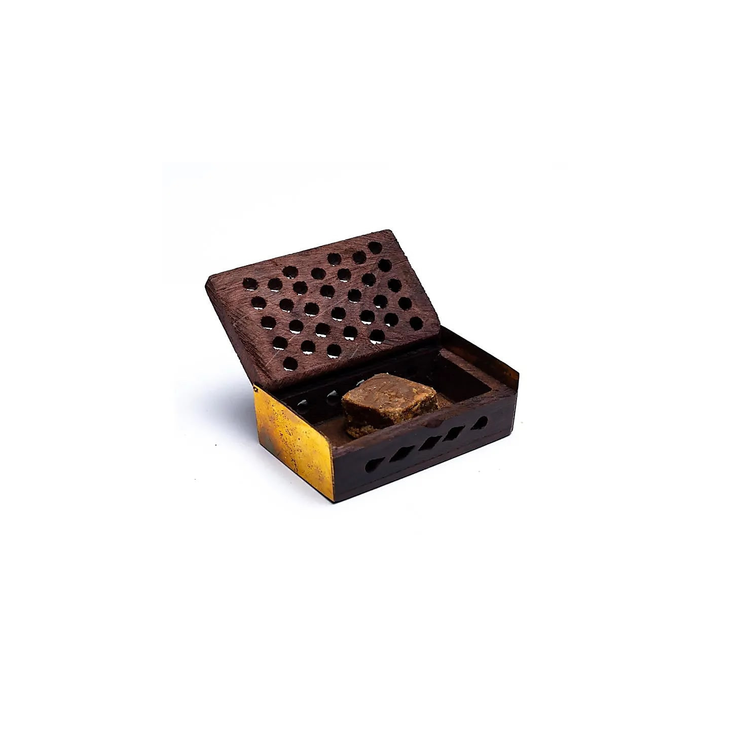 Encens Résine Nag Champa Ambre + diffuseur en bois | Pieralune