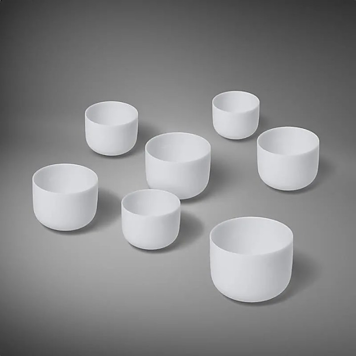 Bol chantant cristal Chakra SET 1 avec 7 bols 432 Hz | Pieralune