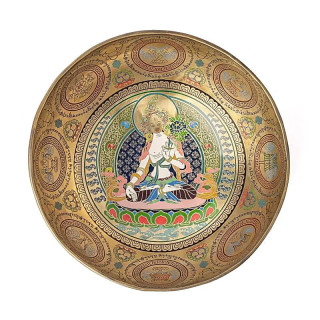 Bol chantant Tara Blanche peint à la main | Pieralune