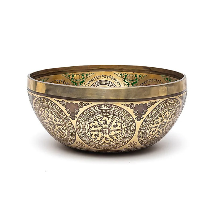 Bol chantant Bouddha de la Médecine peint à la main | Pieralune