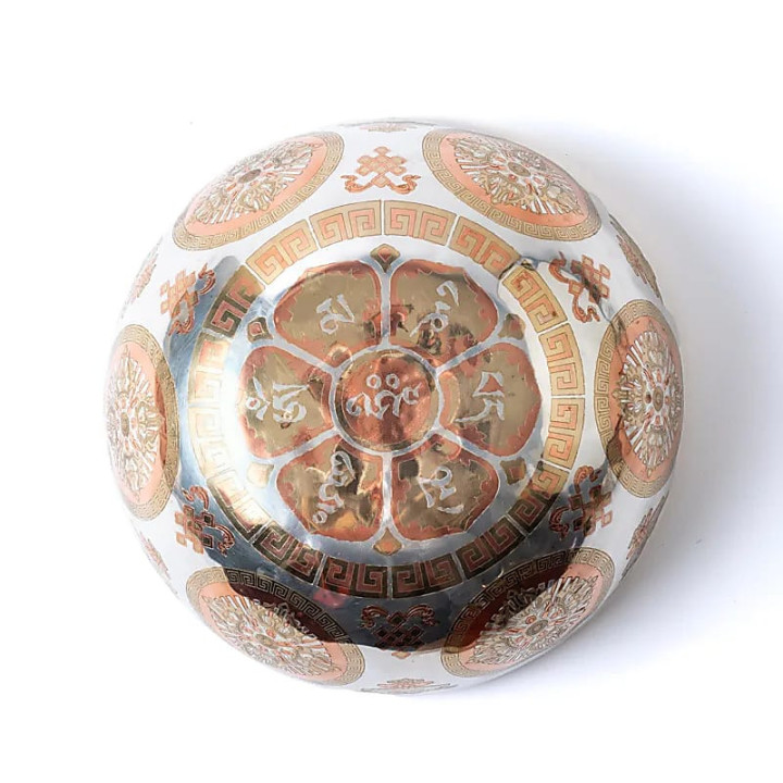 Bol chantant plaqué argent Bouddha Médecine | Pieralune