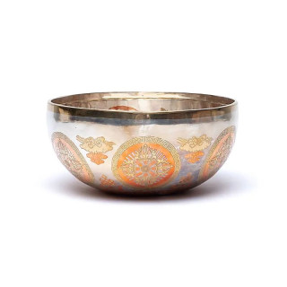 Bol chantant plaqué argent Tara Verte | Pieralune