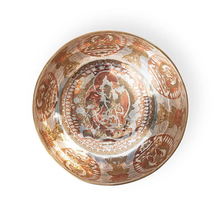 Bol chantant plaqué argent Tara Verte | Pieralune