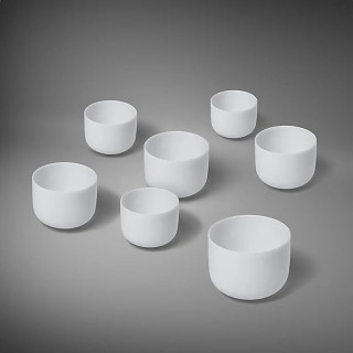 Bols chantants cristal 7 Chakra set 432 Hz + housses | Pieralune