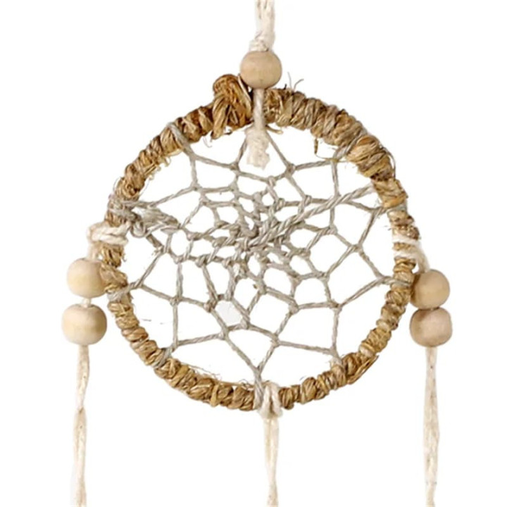 Capteur de rêves en chanvre naturel XS | Pieralune