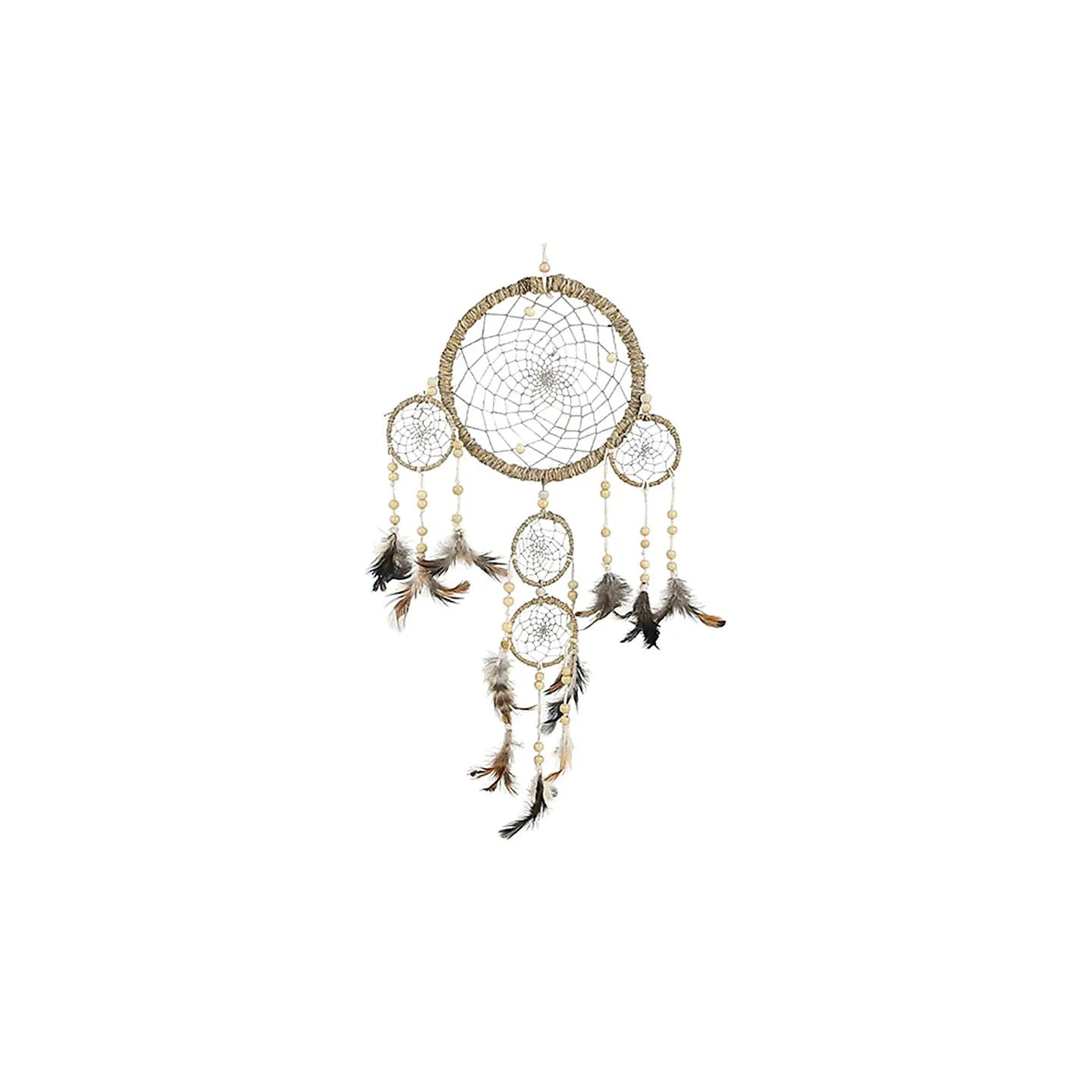Capteur de rêves en chanvre naturel M | Pieralune
