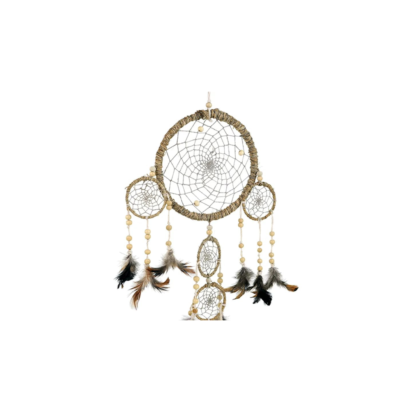 Capteur de rêves en chanvre naturel M | Pieralune