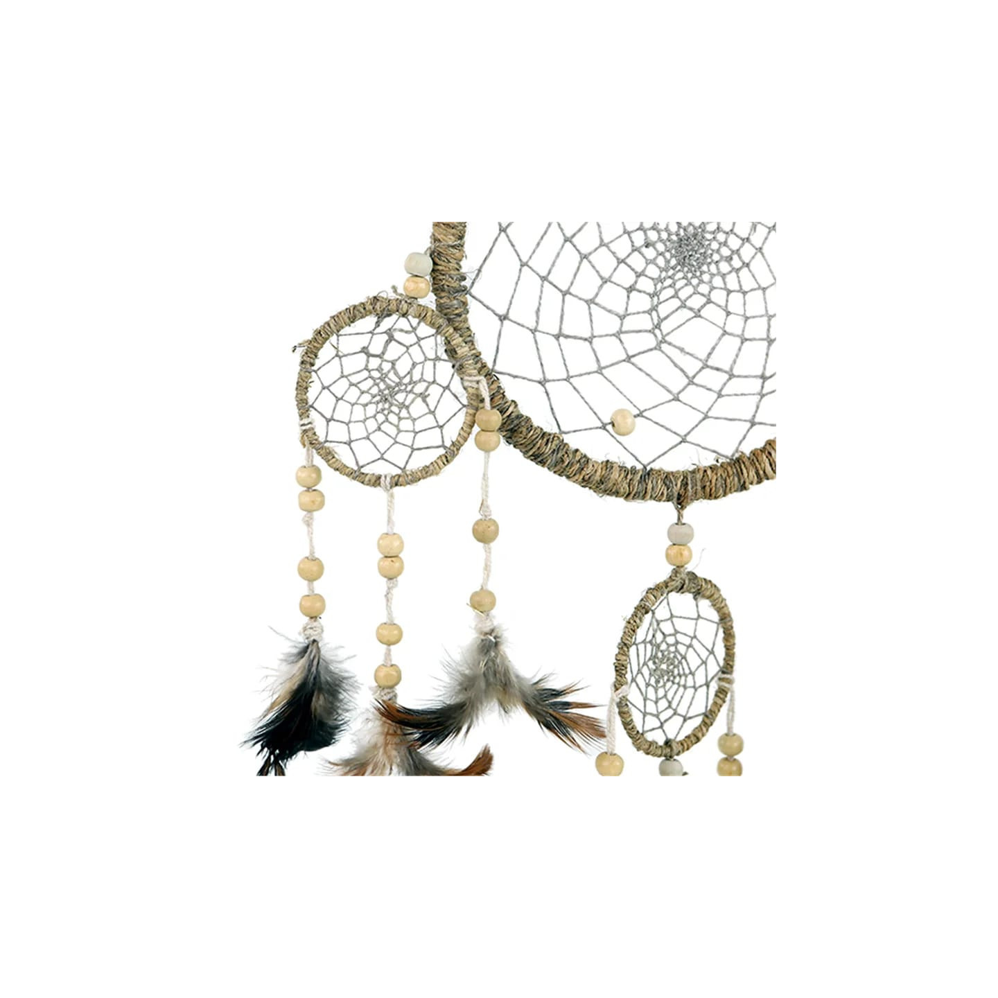 Capteur de rêves en chanvre naturel M | Pieralune