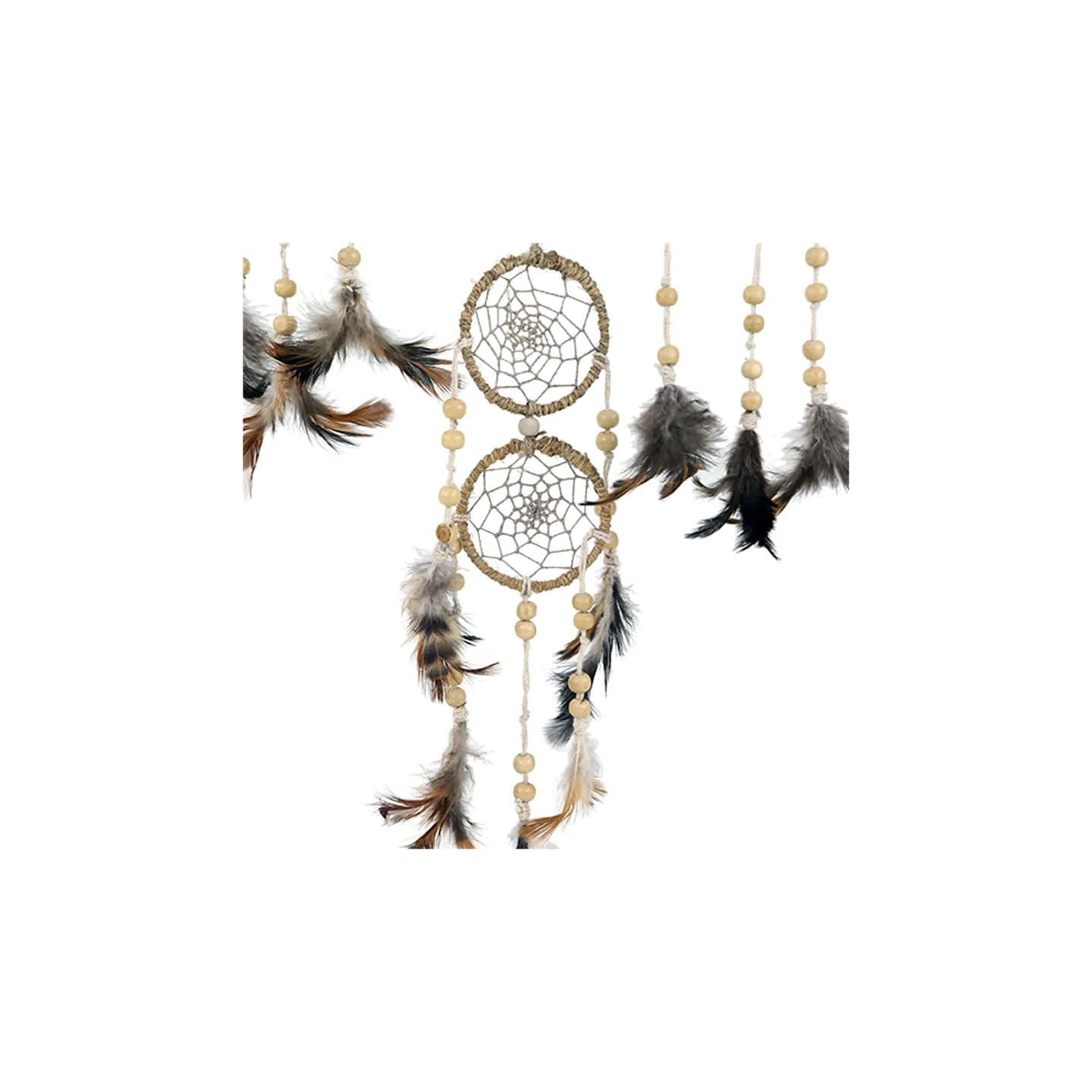 Capteur de rêves en chanvre naturel M | Pieralune