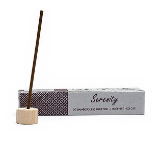 Encens aux herbes sans bambou avec support Serenity | Pieralune