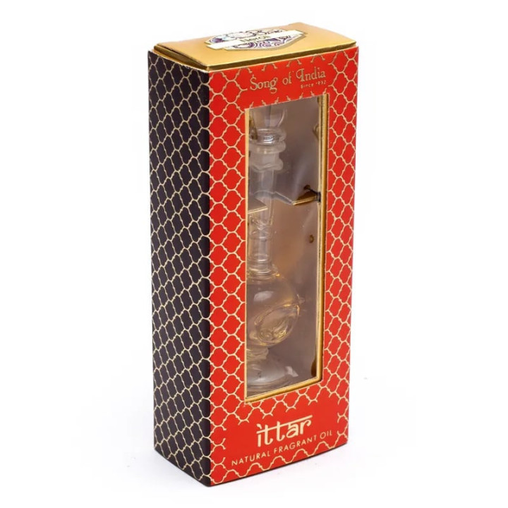 Huile de parfum bouteille soufflée bouche Rose | Pieralune