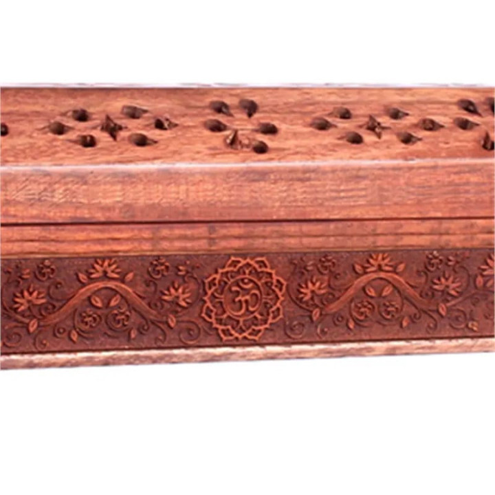 Brûle bâtons d'encens avec réceptacle Om | Pieralune