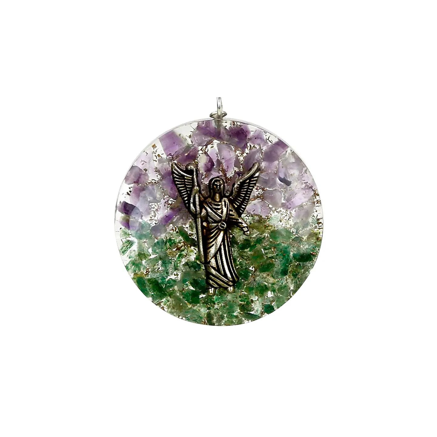Orgonite Pendentif Archange Raphaël | Pieralune