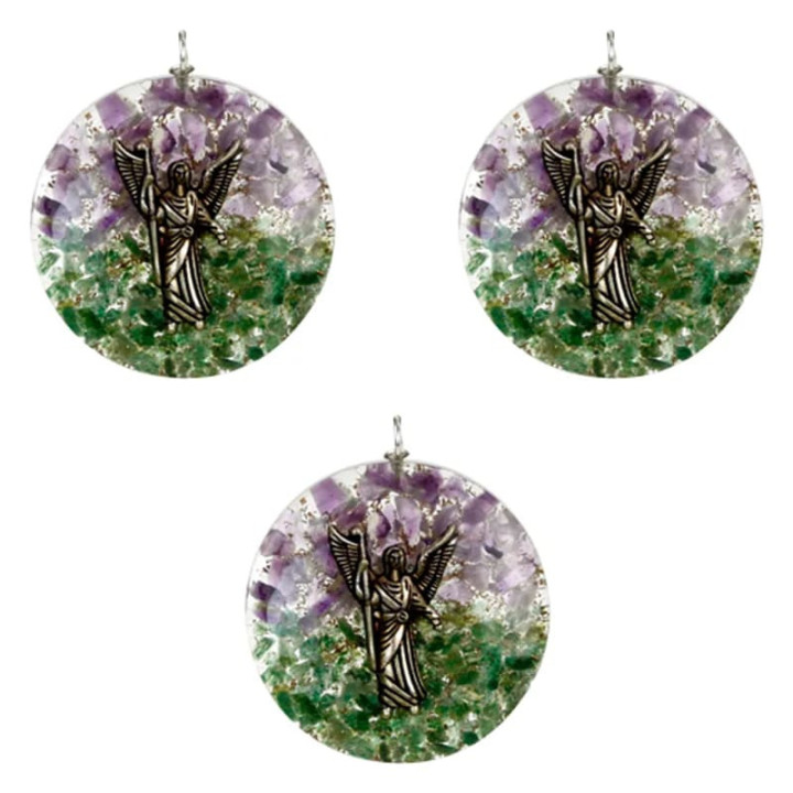 Orgonite Pendentif Archange Raphaël | Pieralune