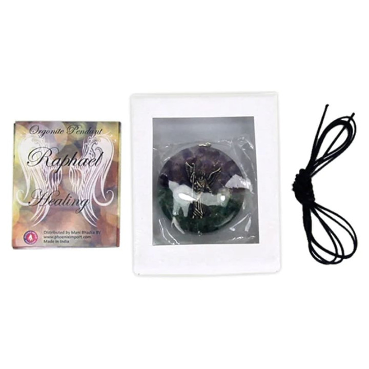 Orgonite Pendentif Archange Raphaël | Pieralune