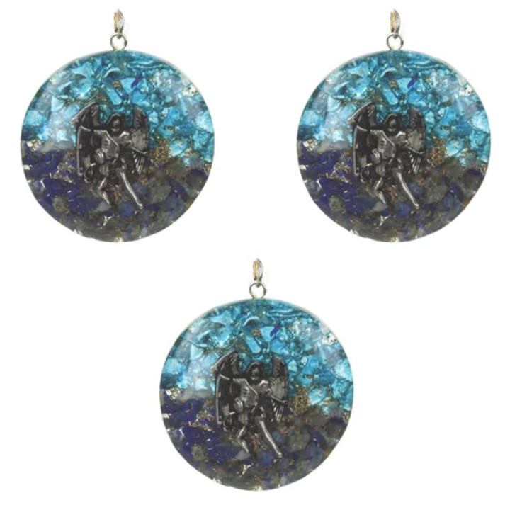 Orgonite pendentif Archange Michael | Pieralune