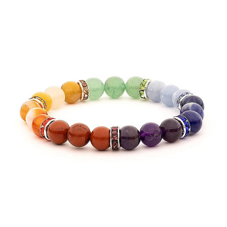Bracelet élastique 7 chakra | Pieralune