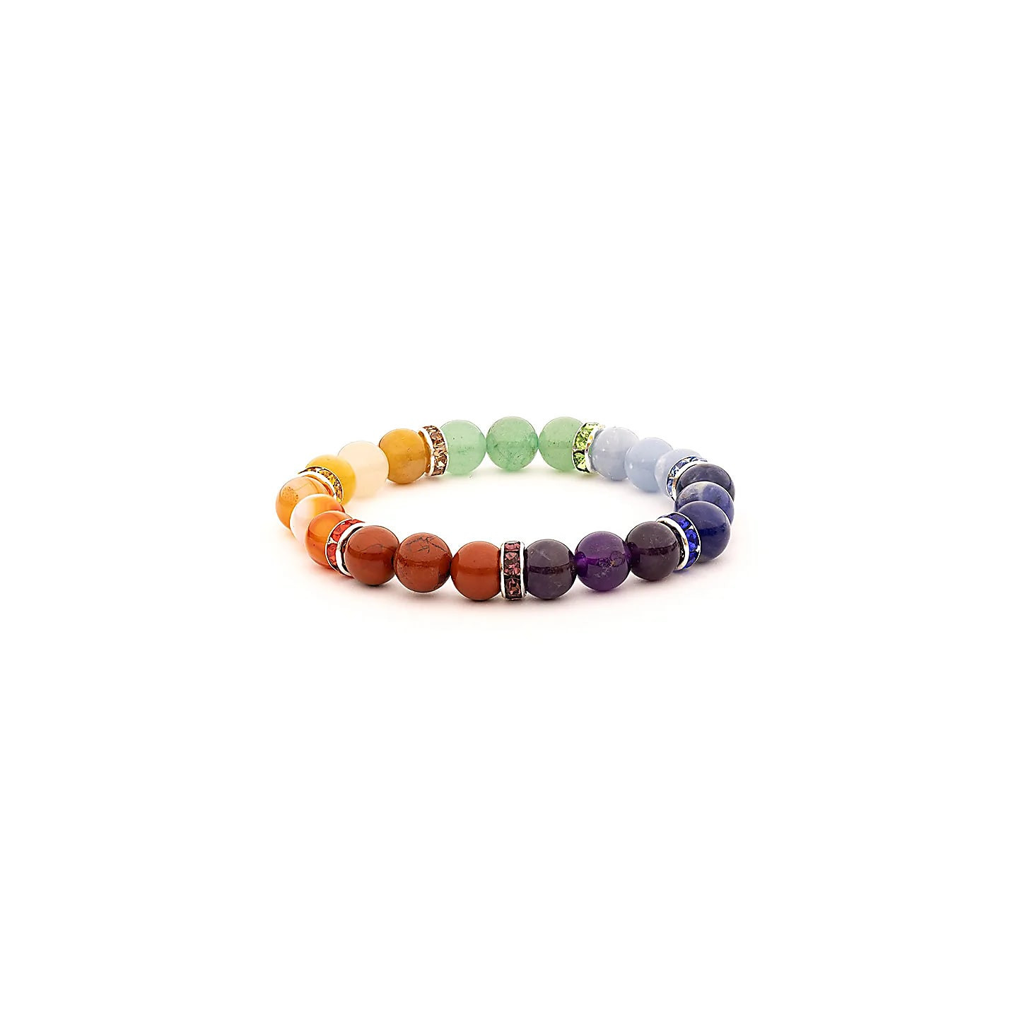 Bracelet élastique 7 chakra | Pieralune