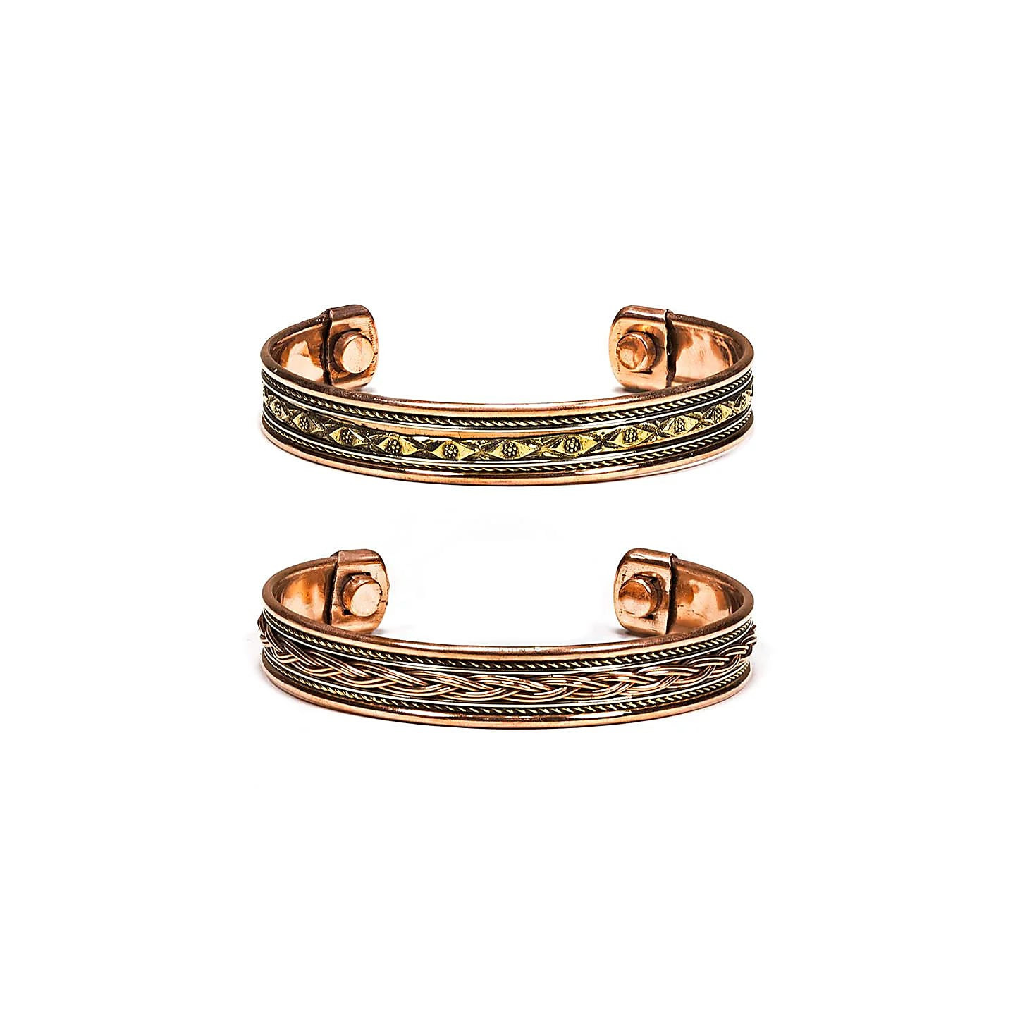Bracelet cuivre magnétique - 2 pièces | Pieralune