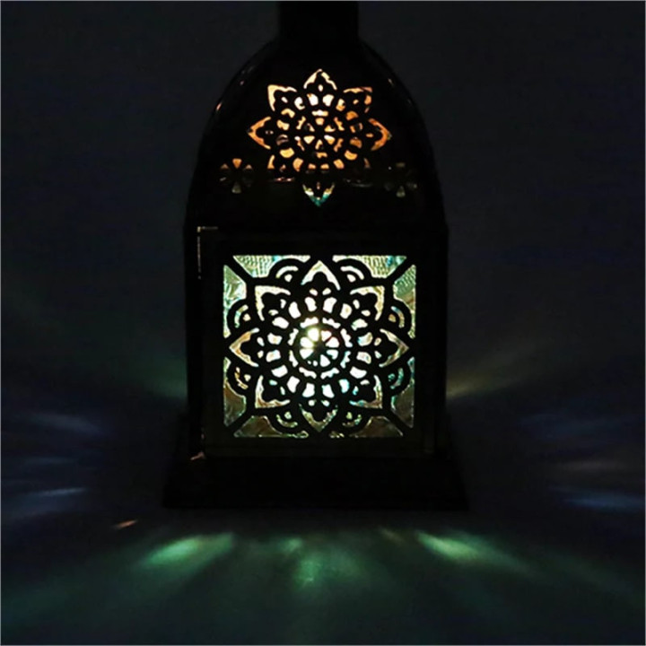 Lumière ambiance Lanterne Orientale Mandala | Pieralune