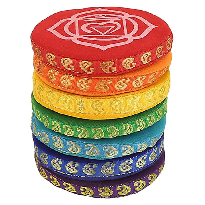 Coussins pour bols chantants SET 7 chakra | Pieralune