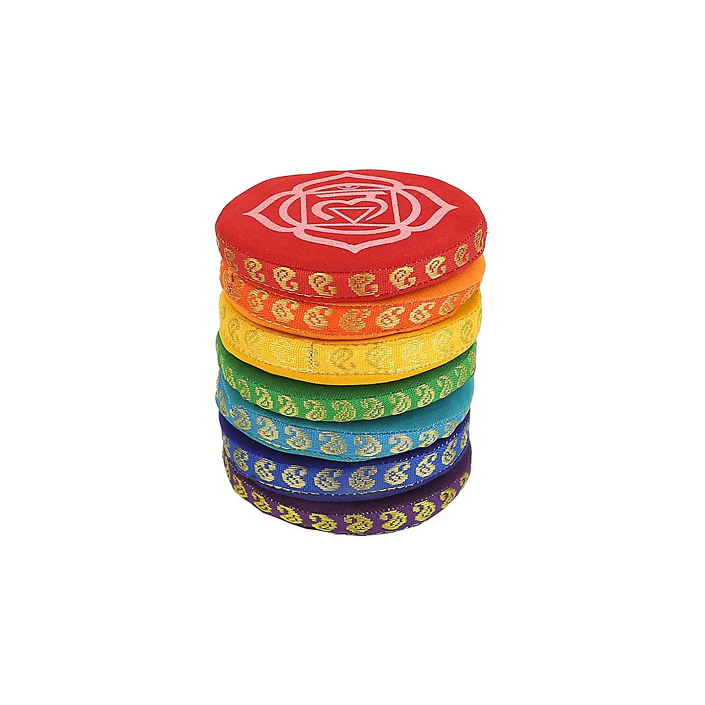 Coussins pour bols chantants SET 7 chakra | Pieralune