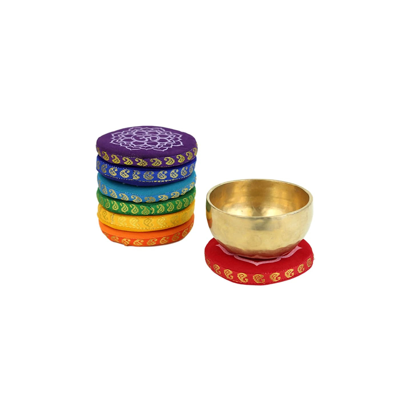Coussins pour bols chantants SET 7 chakra | Pieralune