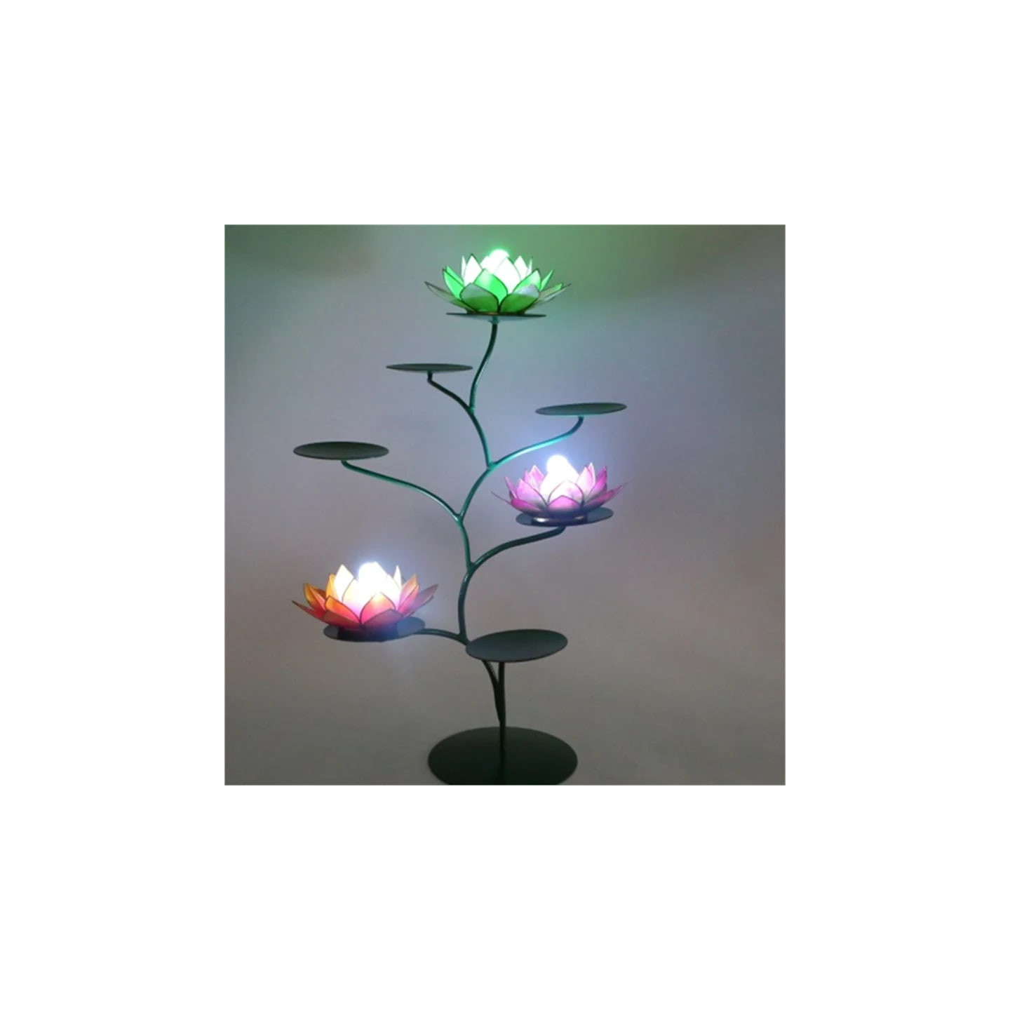 Chakras Lotus Présentoir vert | Pieralune