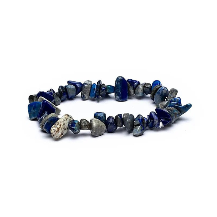 Bracelet hips de Lapis lazuli élastique | Pieralune