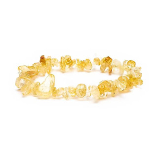 Bracelet chips de Citrine élastique | Pieralune
