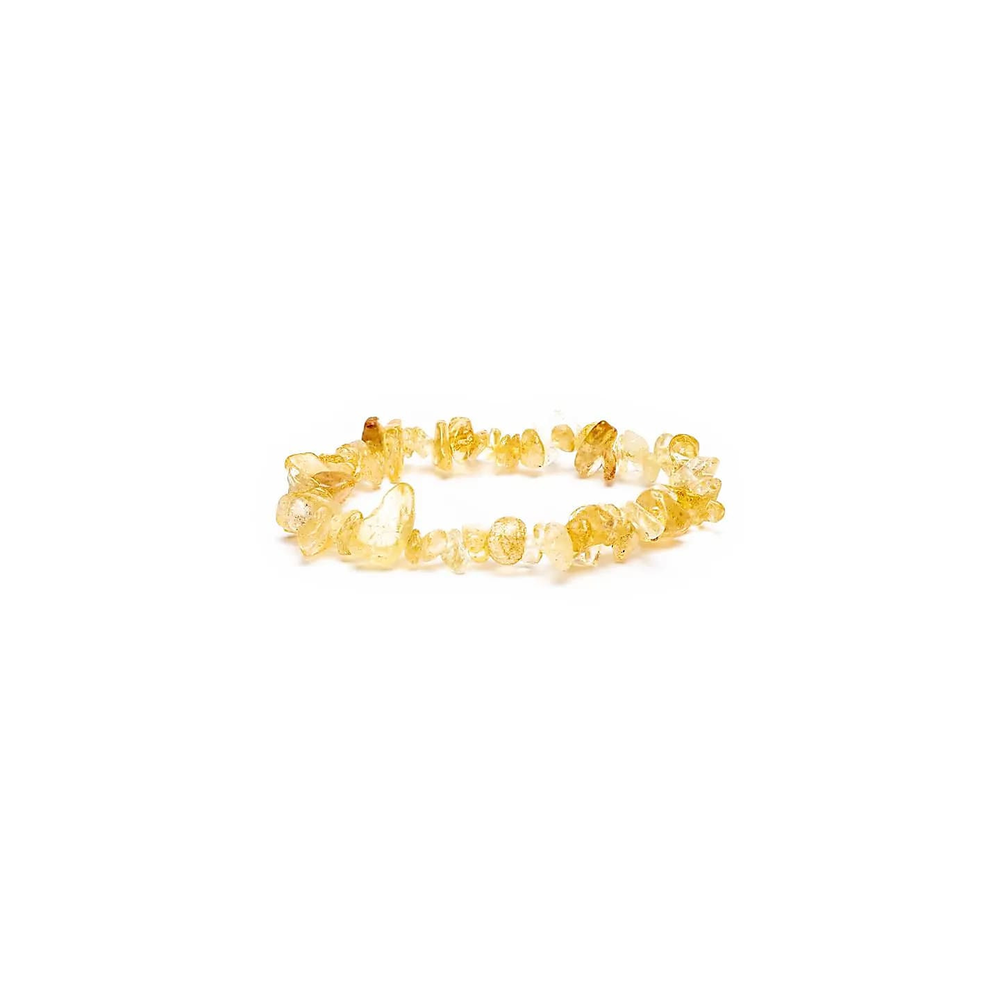 Bracelet chips de Citrine élastique | Pieralune