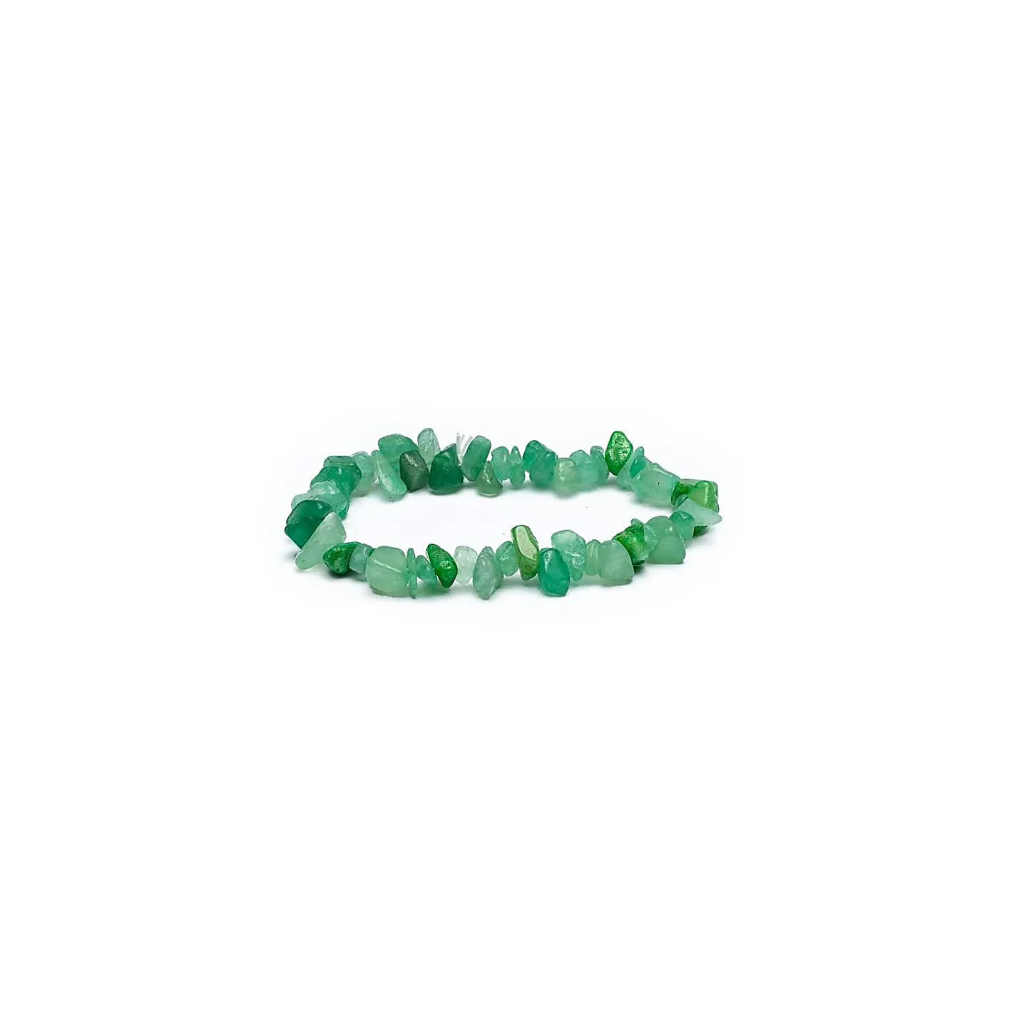 Bracelet Chips d'aventurine verte élastique | Pieralune