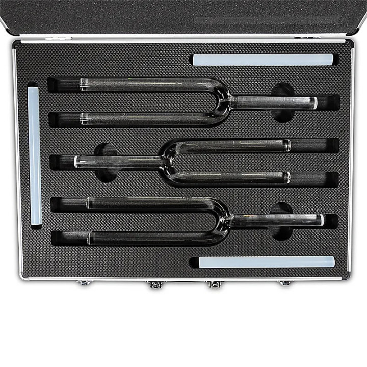 Set Diapasons Quartz cristal équilibrage des Chakra 440 Hz | Pieralune