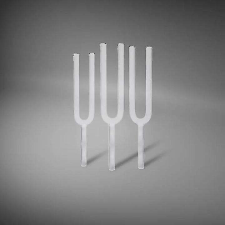 Set Diapasons Quartz cristal équilibrage des Chakra 440 Hz | Pieralune