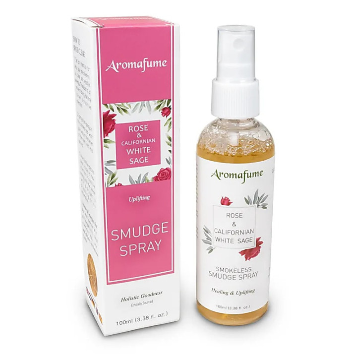 Spray smudge Sauge Blanche et Rose Aromafume | Pieralune