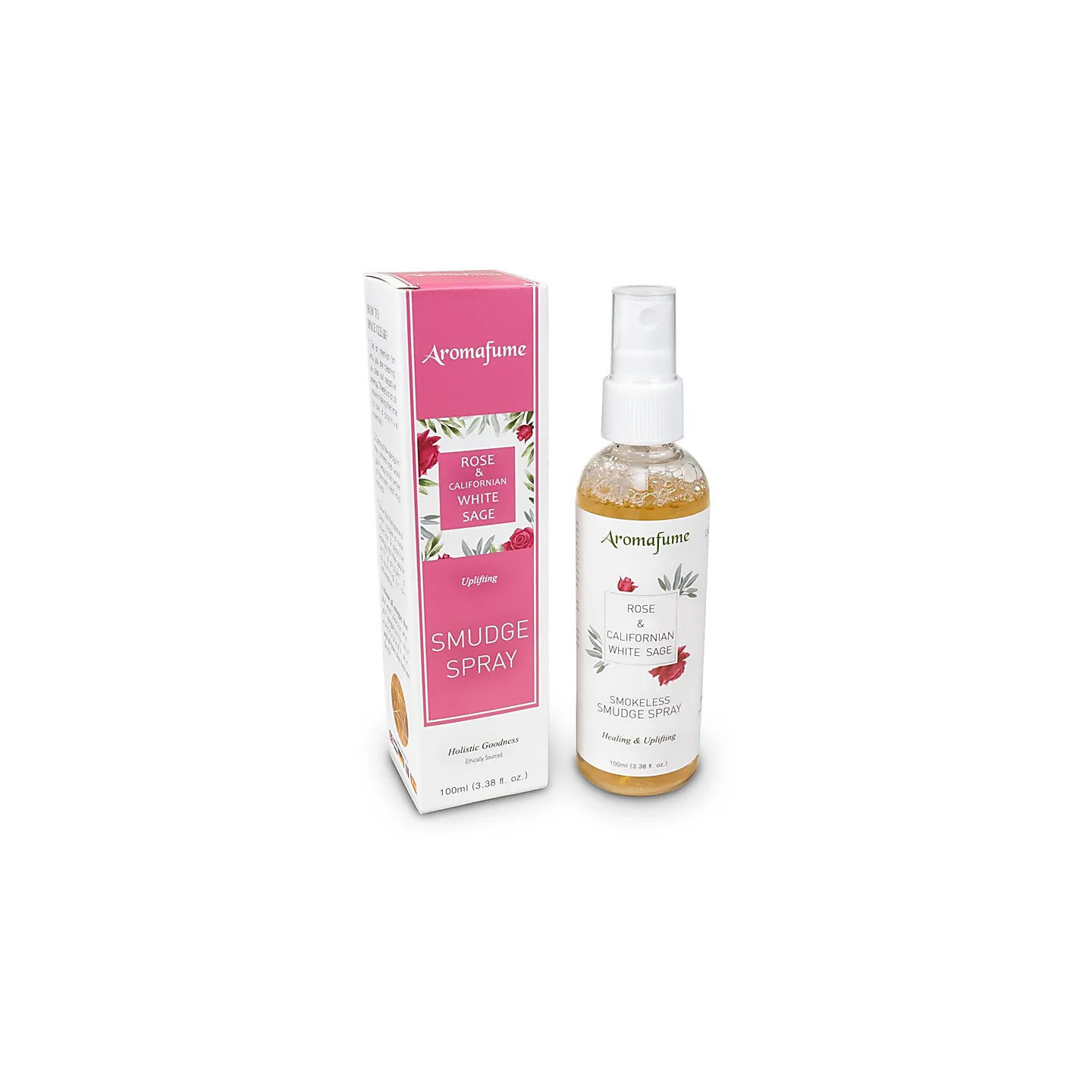 Spray smudge Sauge Blanche et Rose Aromafume | Pieralune