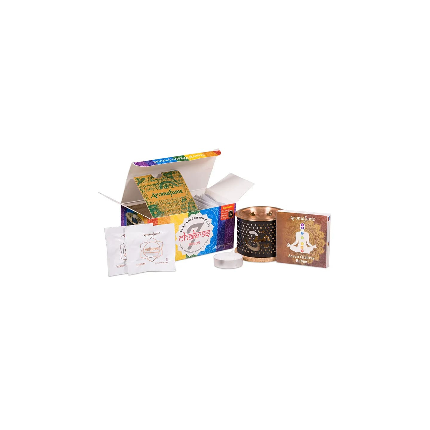 SET échantillons Aromafume Chakra:Diffuseur+briques d'e... | Pieralune