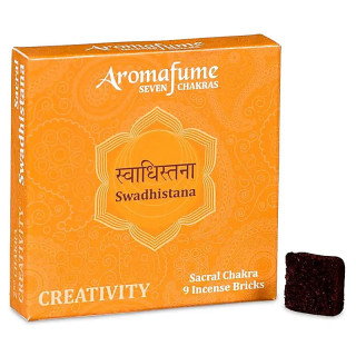 Aromafume briques d'encens Chakra 2°chakra | Pieralune