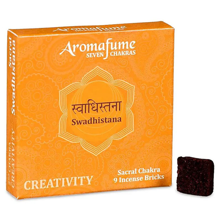 Aromafume briques d'encens Chakra 2°chakra | Pieralune