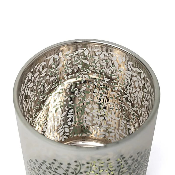 Photophore givré/métallique Arbre de Vie | Pieralune